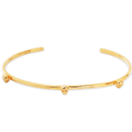 TAI JEWELRY Bracelet Gold Skull Cuff Bracelet