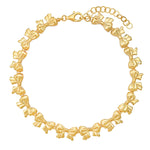 TAI JEWELRY Bracelet Golden Bow Chain Bracelet
