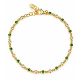 TAI JEWELRY Bracelet Green CZ Bracelet