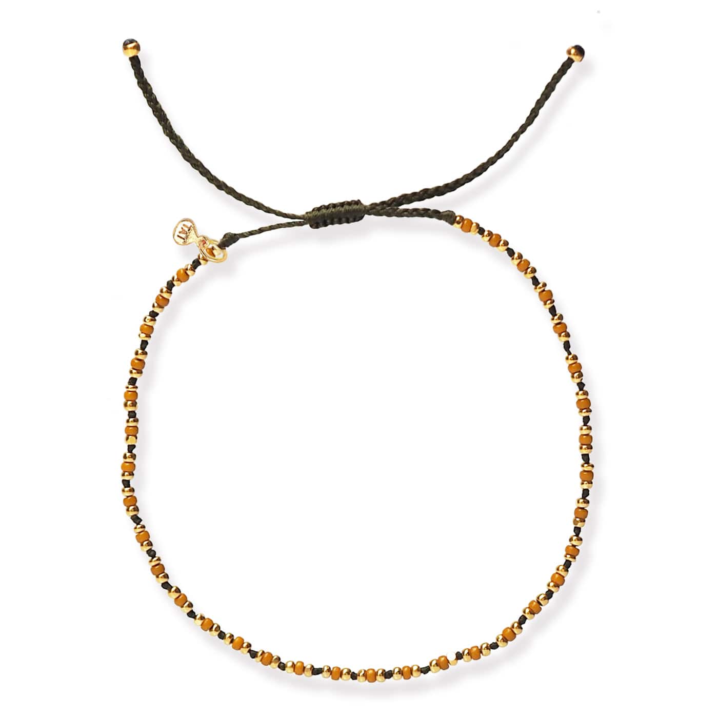 TAI JEWELRY Bracelet -9 Handmade Bracelets With Gold Bead Accents
