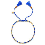 TAI JEWELRY | Handmade Braided Bracelet with Gold Accents | Bracelet |