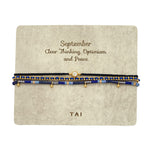 TAI JEWELRY Bracelet September Handmade Pull Tie Birthstone Bracelets | Set Of 3