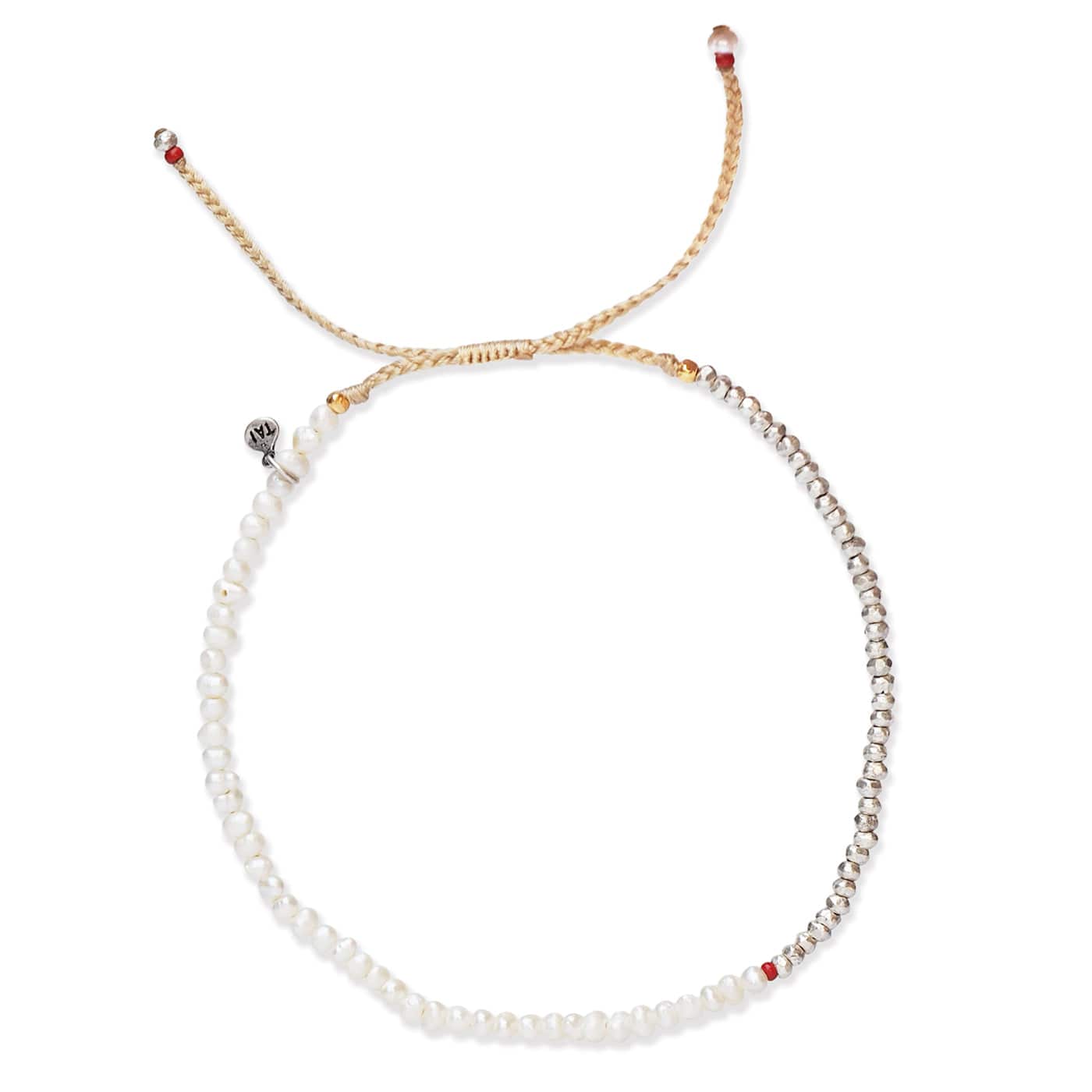 TAI JEWELRY Bracelet PEARL Madee Single Strand Beaded Bracelet