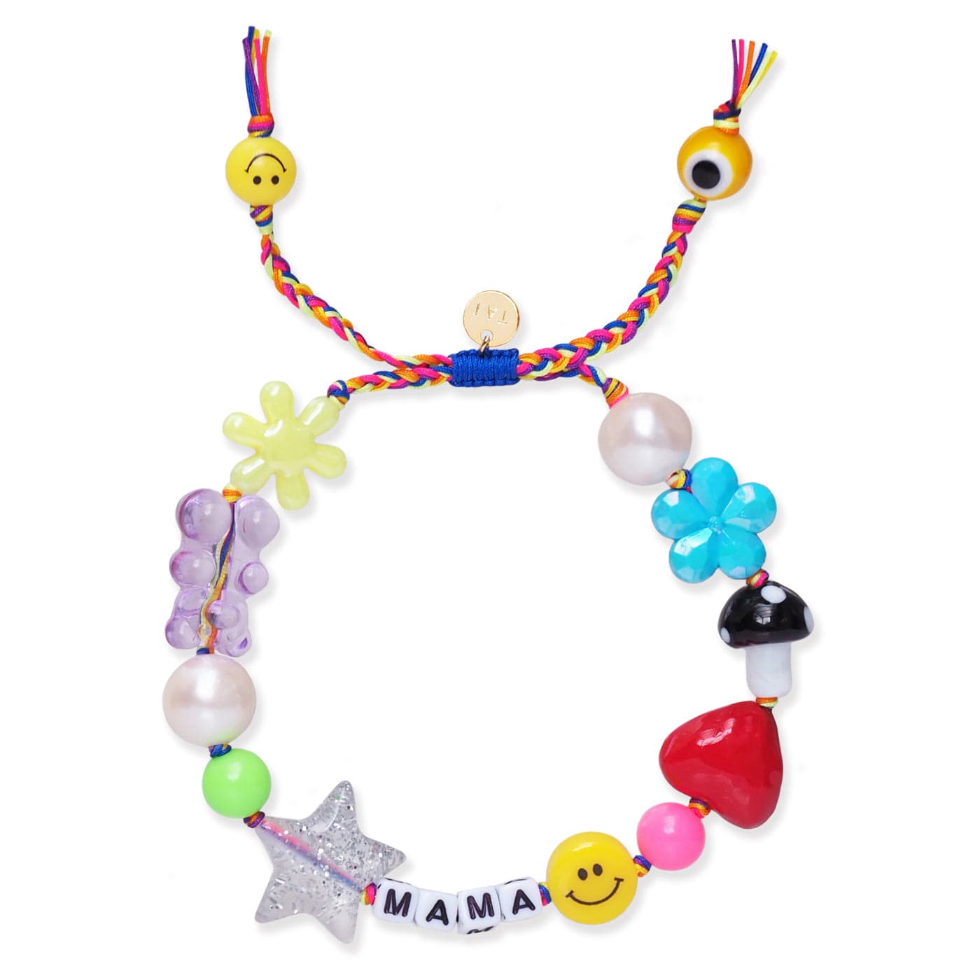 TAI JEWELRY Bracelet Mama's Fun Charm Beaded Bracelet