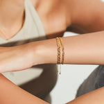 TAI JEWELRY Bracelet Gold Petite Figaro Chain Bracelet