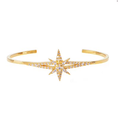 TAI JEWELRY Bracelet Stardust Open Cuff Bracelet