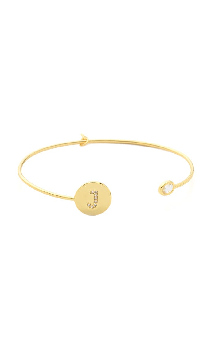 TAI JEWELRY Bracelet J Tai Monogram Cuff