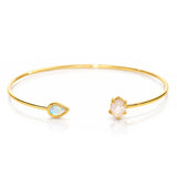TAI JEWELRY Bracelet Teardrop Open Cuff