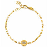TAI JEWELRY Bracelet Turquoise CZ Bracelet