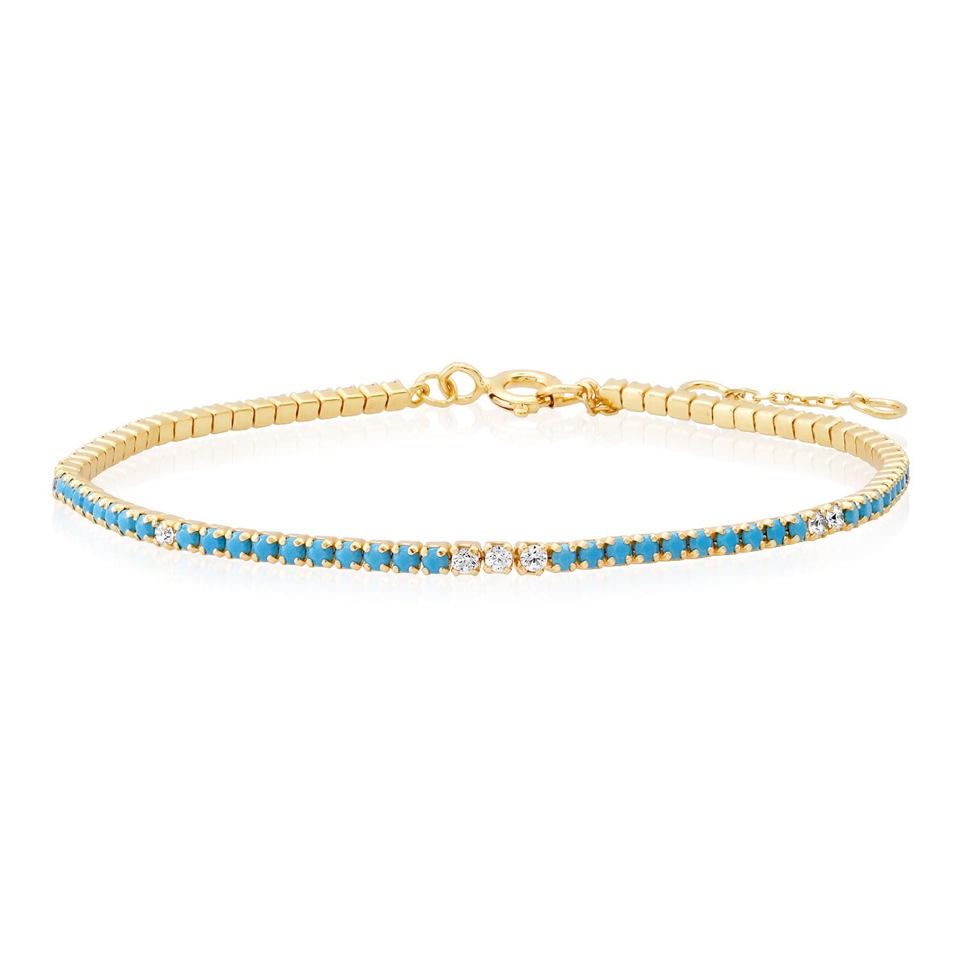 TAI JEWELRY Bracelet Turquoise Tennis Bracelet
