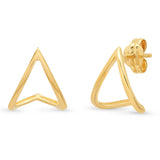 TAI JEWELRY Earrings 14k Gold 14k Boomerang Earrings