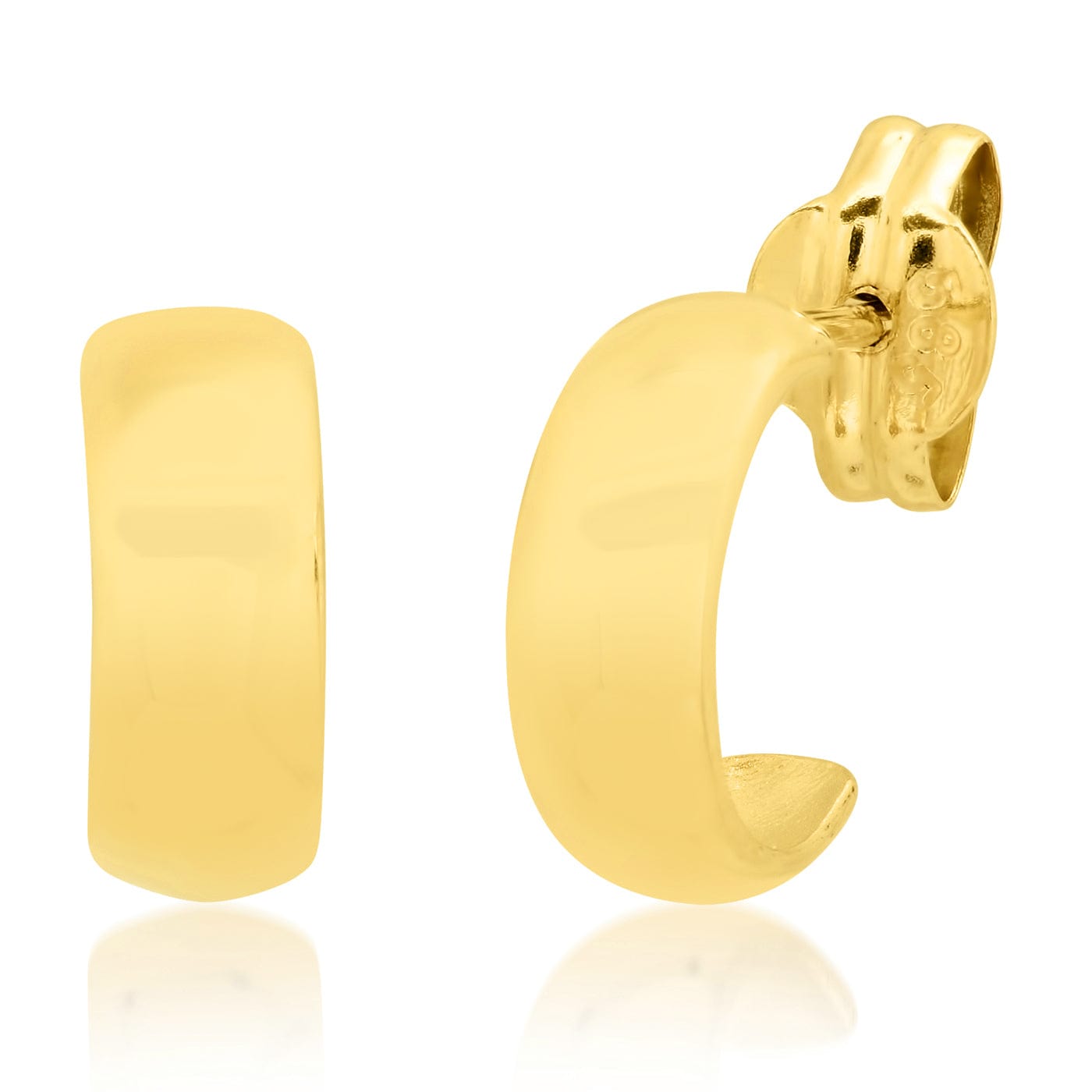 TAI JEWELRY Earrings 14k Gold 14k Thick Huggies