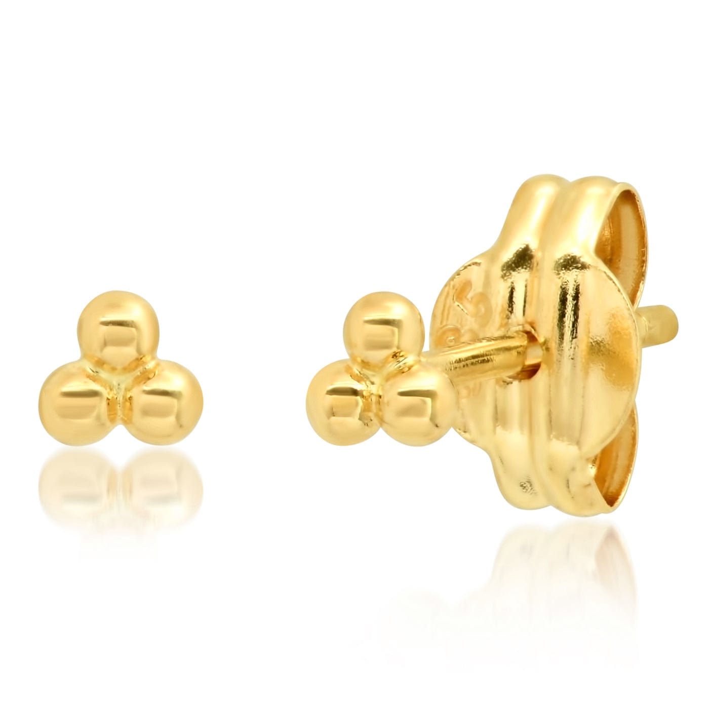 TAI JEWELRY Earrings 14k Gold 14k Trinity Earrings