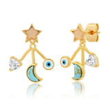 TAI JEWELRY Earrings Adjacent To The Star Ear Jackets