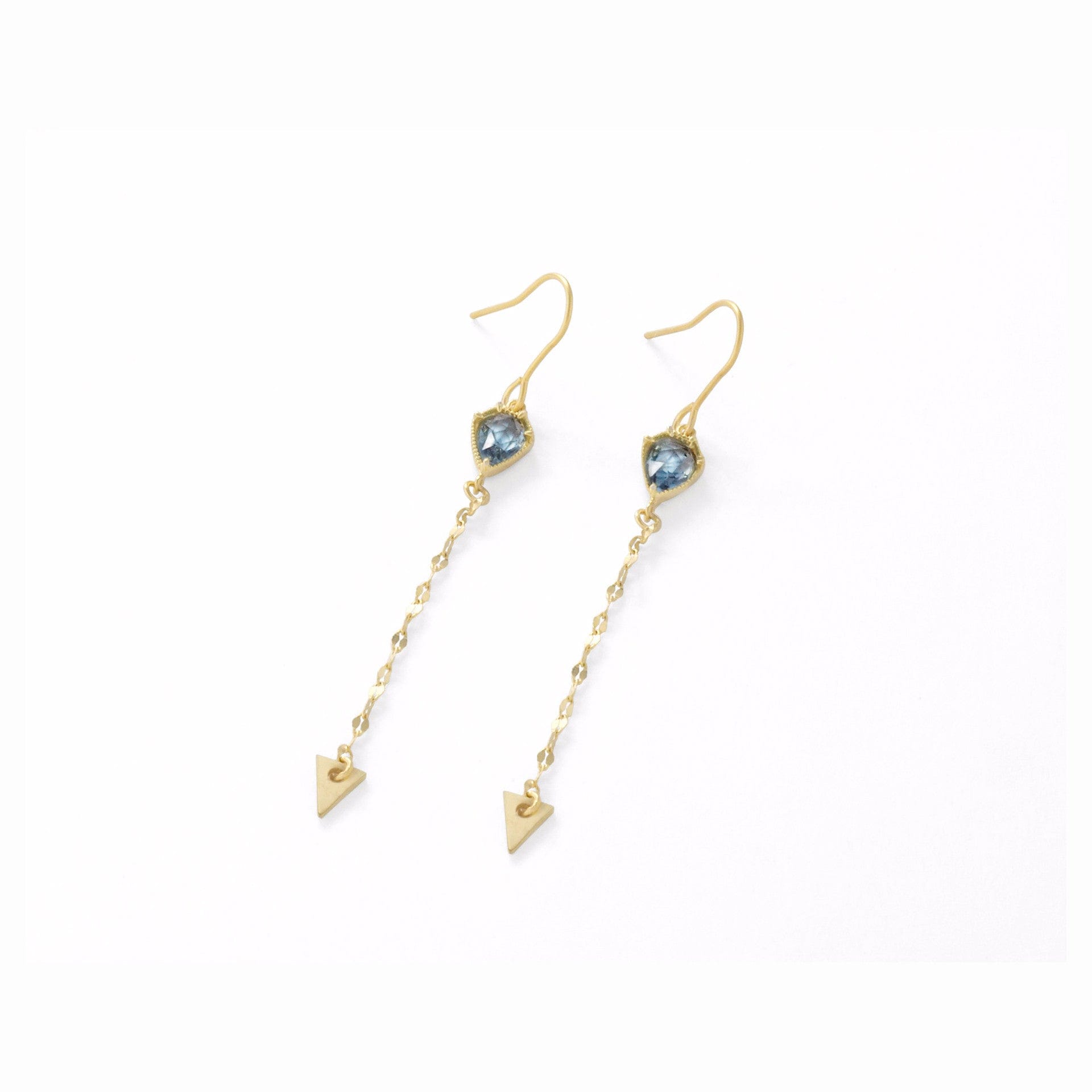 TAI JEWELRY Earrings MONTANA BLUE Arrow Stone Drop Earrings