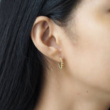 TAI JEWELRY Earrings Bali Graduated Gold Beaded Huggies