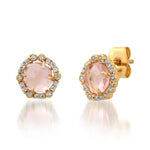 TAI JEWELRY Earrings Blush Halo Stud Earrings