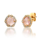 TAI JEWELRY Earrings Blush Halo Stud Earrings