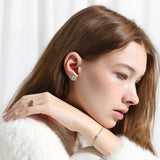 TAI JEWELRY Earrings Carved Flower Earrings