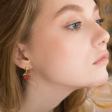 TAI JEWELRY Earrings Cherry Huggie Earrings