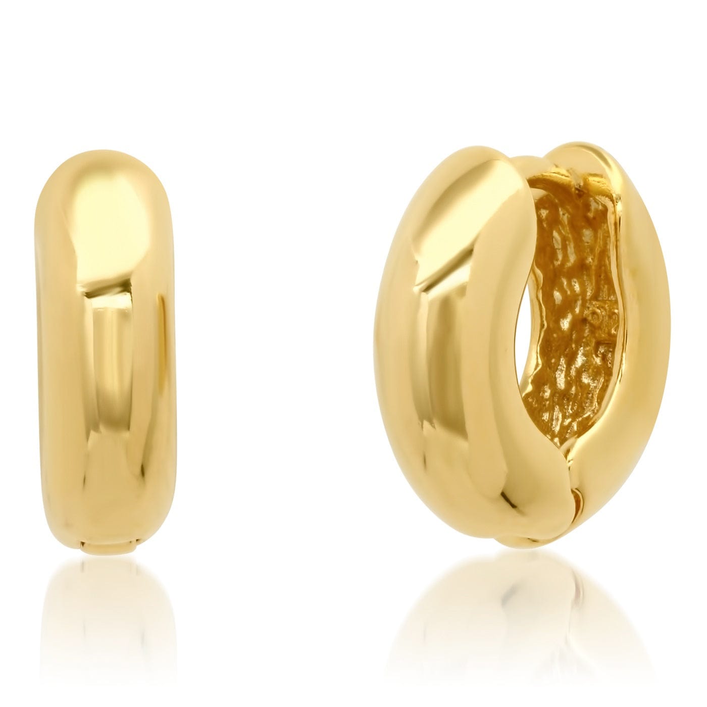 TAI JEWELRY Earrings Chunky Gold Vermeil Huggie