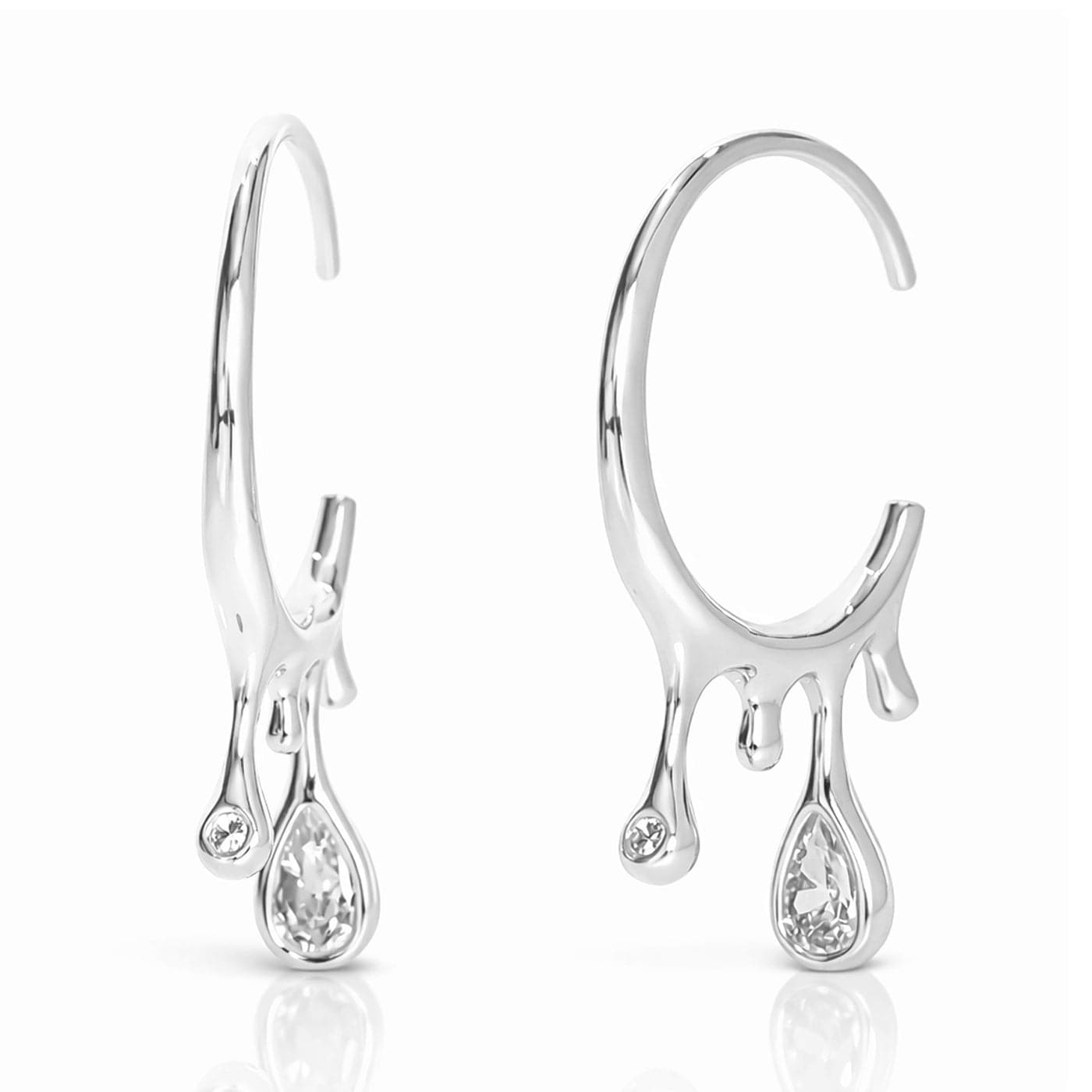 TAI JEWELRY Earrings Classic Drop Earrings (Silver)