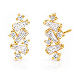 TAI JEWELRY Earrings Cluster Stone Ear Climbers