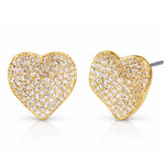 TAI JEWELRY Earrings Concave Irregular Heart Post Earrings