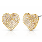 TAI JEWELRY Earrings Concave Irregular Heart Post Earrings