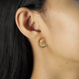 TAI JEWELRY Earrings Crescent Moon Ear Jacket