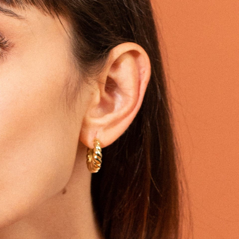 TAI JEWELRY | Croissant Hoops | Earrings |