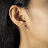 TAI JEWELRY Earrings Cz And Colored Stone Studs