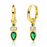 TAI JEWELRY Earrings CZ Huggie Earrings (22.5mm)