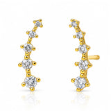 TAI JEWELRY Earrings Cz Stone Climbers
