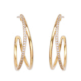 TAI JEWELRY Earrings Double Oval Hoops