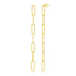 TAI JEWELRY Earrings Gold Drop Link Chain Earrings