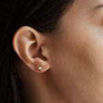TAI JEWELRY Earrings East/West Opal Marquise Studs