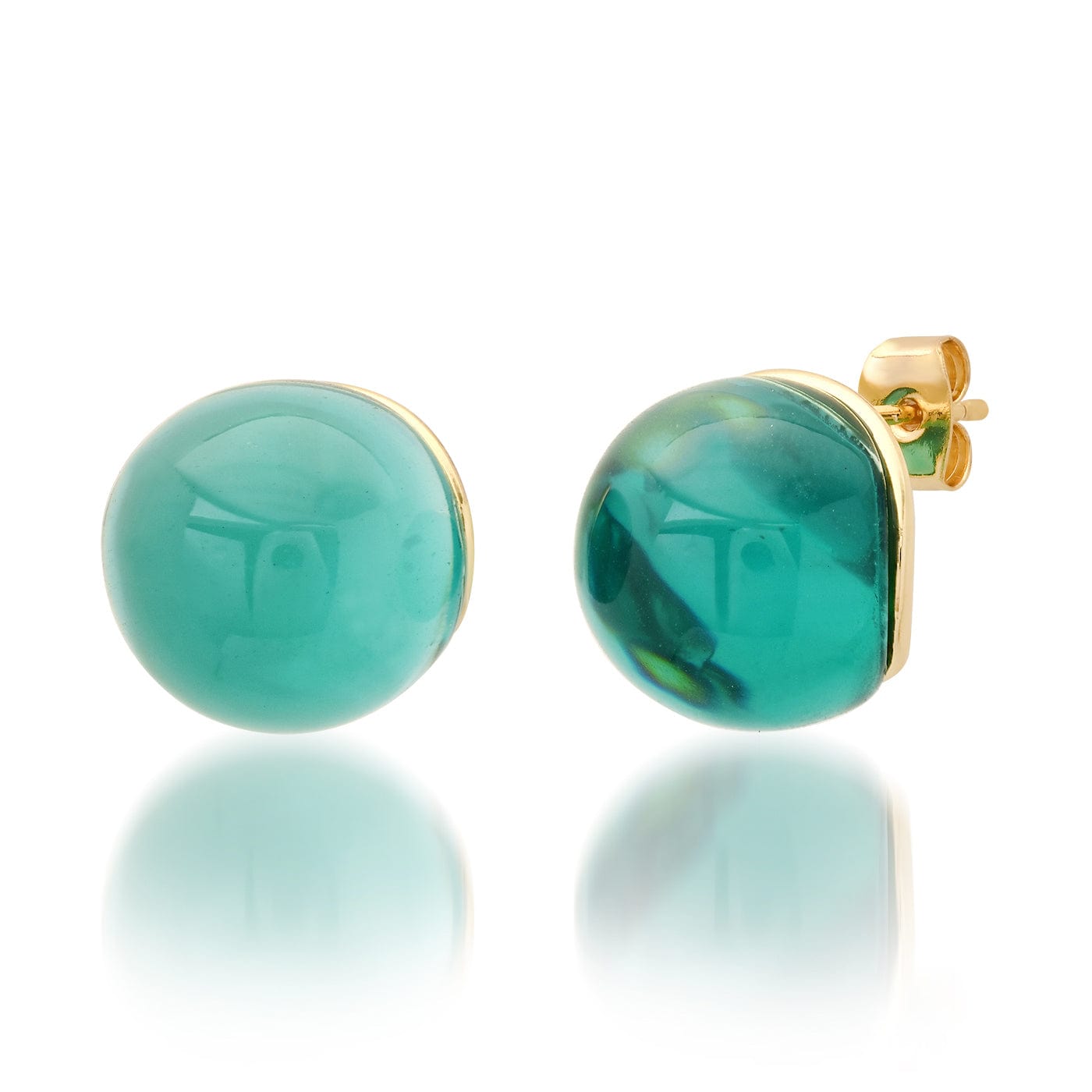 TAI JEWELRY Earrings Emerald Glow Stud Earrings