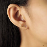TAI JEWELRY Earrings Enamel Safety Pin Studs