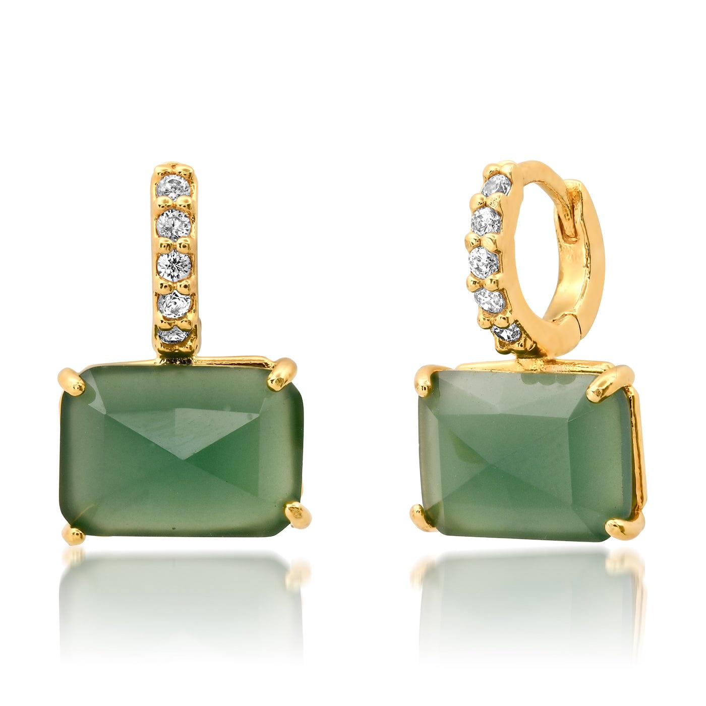 TAI JEWELRY Earrings Everyday Green Earrings