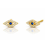 TAI JEWELRY Earrings Gold Evil Eye Earrings