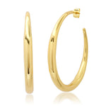TAI JEWELRY Earrings Extra Large Thin to Thick Gold Hoops