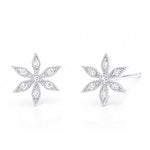 TAI JEWELRY Earrings Silver Flower Post Earring