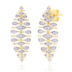 TAI JEWELRY Earrings Gold CZ Drop Earrings