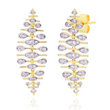 TAI JEWELRY Earrings Gold CZ Drop Earrings