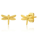 TAI JEWELRY Earrings Gold Dragonfly Studs