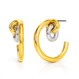 TAI JEWELRY Earrings Gold Sculpted Earrings