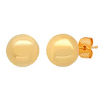 TAI JEWELRY Earrings Gold Sphere Studs | 10mm