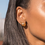 TAI JEWELRY Earrings Gold Sphere Studs | 3mm