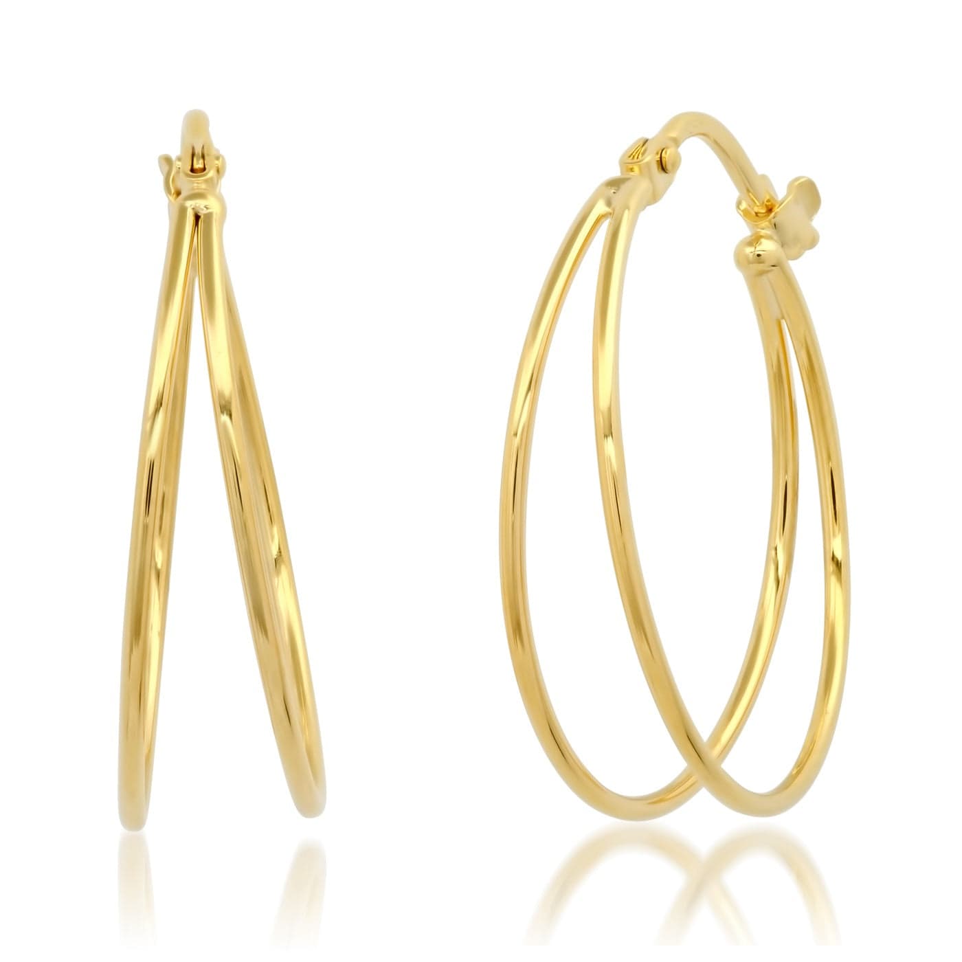 TAI JEWELRY Earrings Gold Vermeil Split Hoop